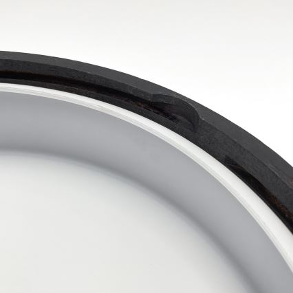 Потолочный светильник для ванной комнаты OAK SMOKY 3xE27/15W/230V IP54 Ø 37,5 см дуб/коричневый