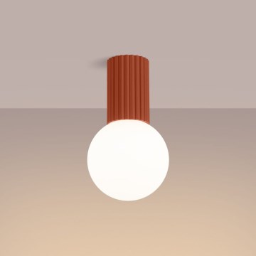 Потолочный светильник для ванной комнаты HALO 1xG9/8W/230V диаметр 12 см IP44 оранжевый