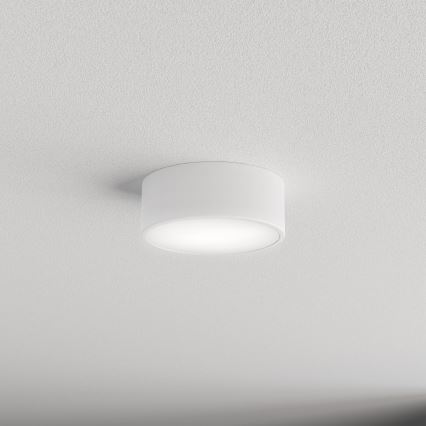 Потолочный светильник для ванной комнаты с датчиком CLEO 1xE27/24W/230V Ø 20 см IP54 белый