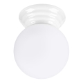 Потолочный светильник для ванной комнаты ZORI 1xG9/8W/230V, диаметр 12 см, IP44, белый