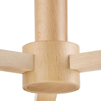 Потолочная люстра ELLIE 3xE27/60W/230V серый/бук