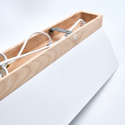 Потолочный светильник ESME 5xE27/15W/230V белый/дуб