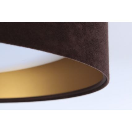 Светодиодный потолочный светильник GALAXY LED/24W/230V диаметр 44 см коричневый/золотой