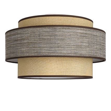 Потолочный светильник GRACE 1xE27/60W/230V бежевый/коричневый