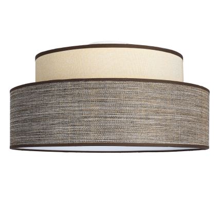 Потолочный светильник GRACE 1xE27/60W/230V кремовый/коричневый