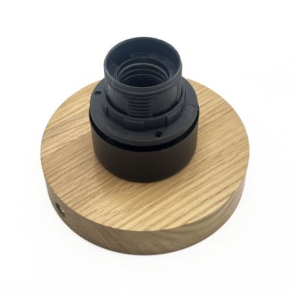 Потолочный светильник HARMA WOOD 1xE27/15W/230V дуб/белый диаметр 30 см