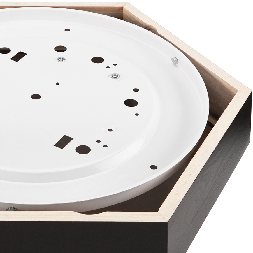 Потолочный светильник HEX 2xE27/60W/230V диаметр 43 см сосна венге