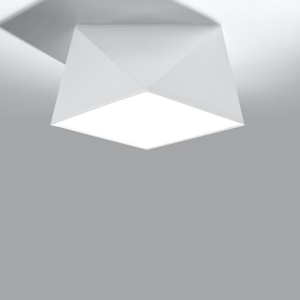 Потолочный светильник HEXA 1xE27/60W/230V белый