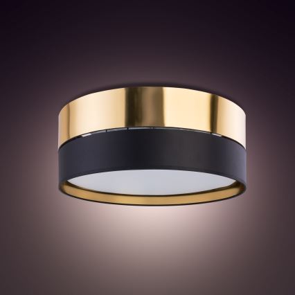 Потолочный светильник HILTON 3xE27/15W/230V ⌀ 45 см латунь/черный