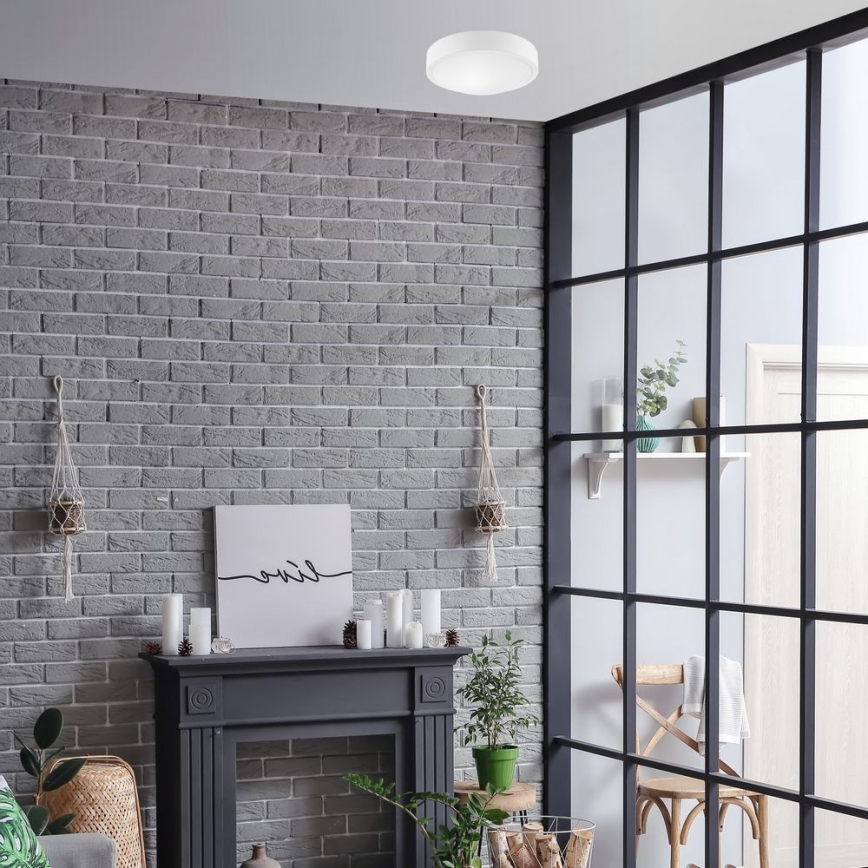 Потолочный светильник JONAS 1xE27/60W/230V диаметр 26 см белый