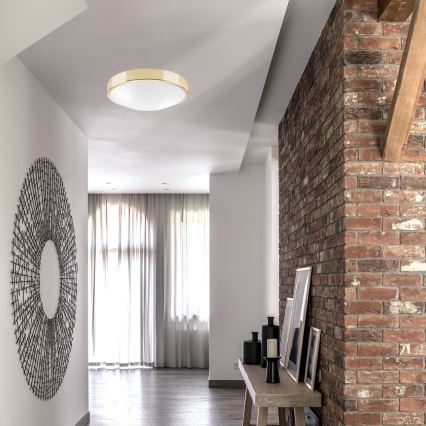 Потолочный светильник JONAS 2xE27/60W/230V диаметр 36 см золотой