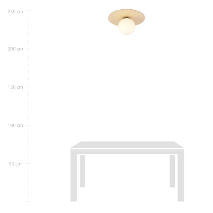 Потолочный светильник KENZO 1xE14/10W/230V бежевый