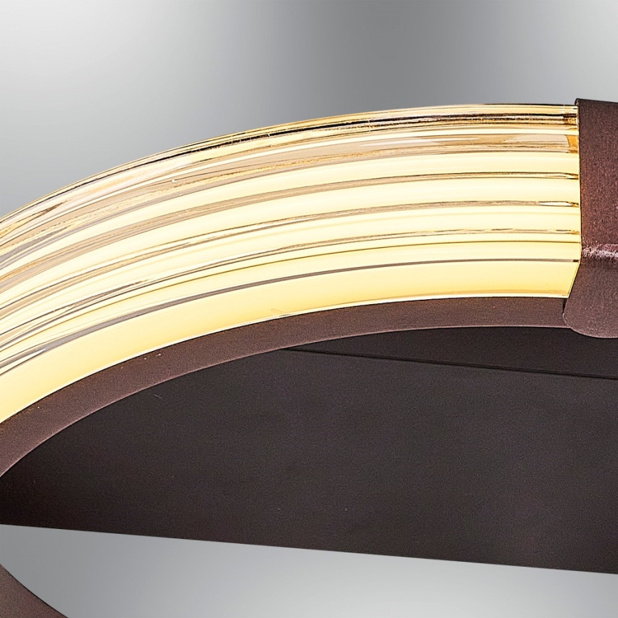 Потолочный светильник LED JESI, 2 Вт, 230 В, 3000 К (тёплый белый), коричневый