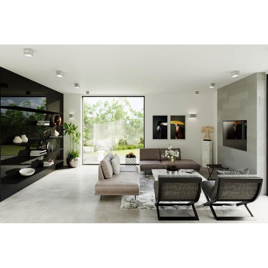 Потолочный светильник LOBO 2xGU10/40W/230V серый