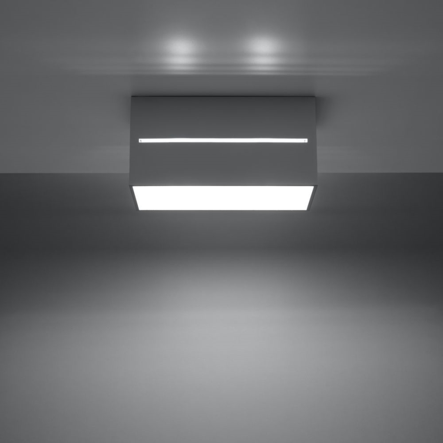 Потолочный светильник LOBO 2xGU10/40W/230V серый