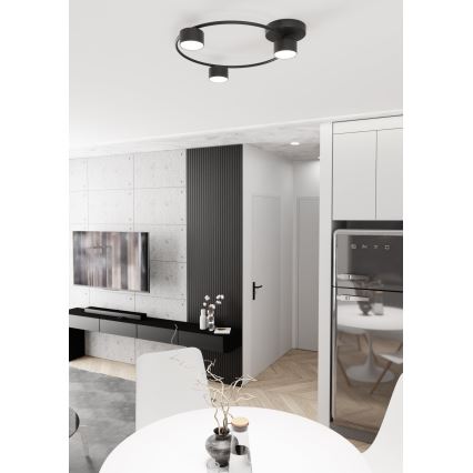 Потолочный светильник LUCIO 3xGX53/12W/230V черный