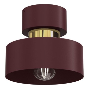 Потолочный светильник MARTI, 1xE27/15W/230V, Ø 20,5 см, бордовый/золотой