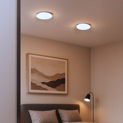 Потолочный светильник MAYA LED, 10 Вт, 230 В, Ø 26 см, полированный хром