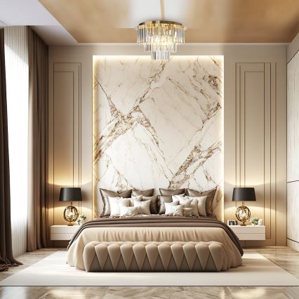 Потолочный светильник MILANO 6xE14/40W/230V золотистый