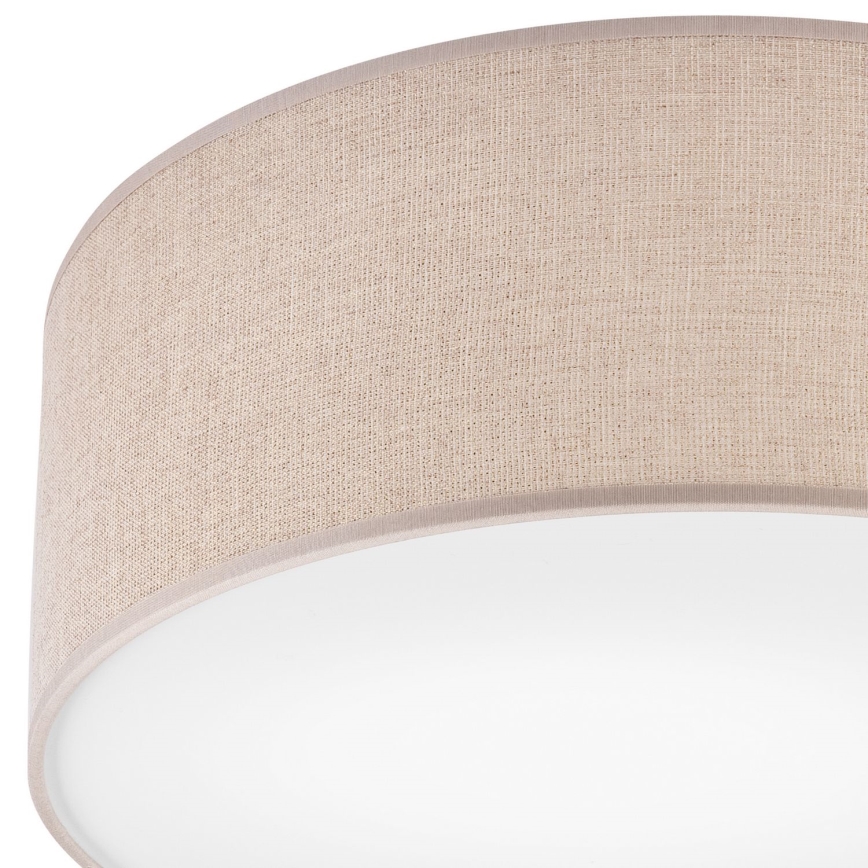 Потолочный светильник MONTE 1xE27/60W/230V, диаметр 35 см, коричневый