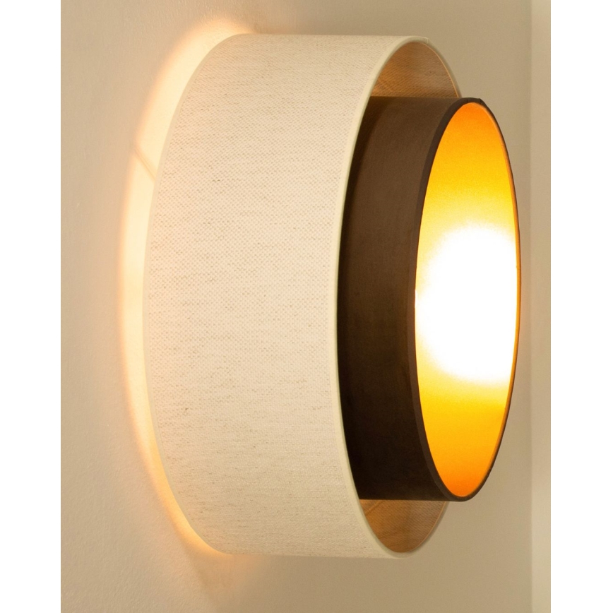 Потолочный светильник NATIA 1xE27/60W/230V белый/коричневый