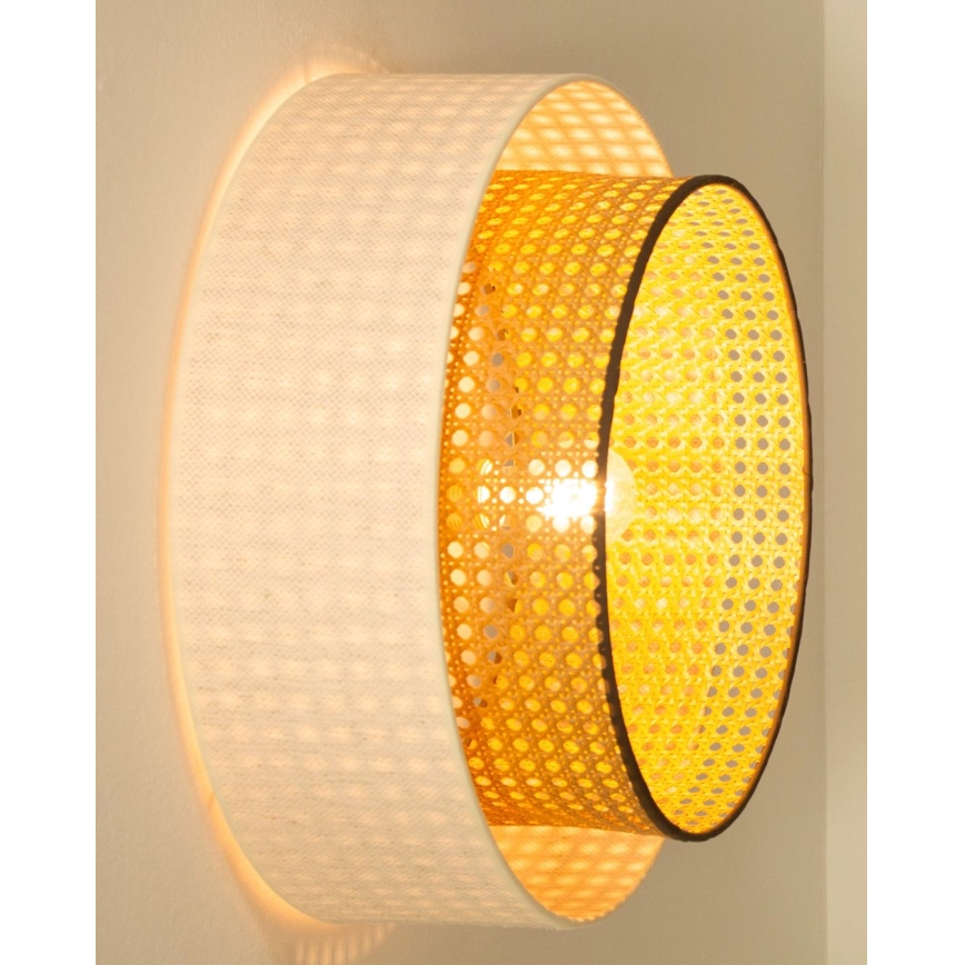 Потолочный светильник NATIA 1xE27/60W/230V белый/коричневый