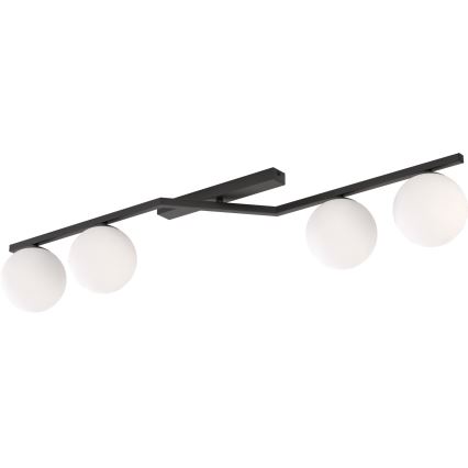 Потолочный светильник NATON 4xE14/10W/230V черный/белый