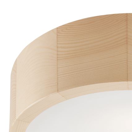 Потолочный светильник NATURAL 1xE27/60W/230V Ø 27 см сосна