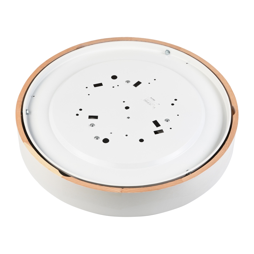 Потолочный светильник NATURAL 5xE27/15W/230V, диаметр 47,5 см, сосна/белый