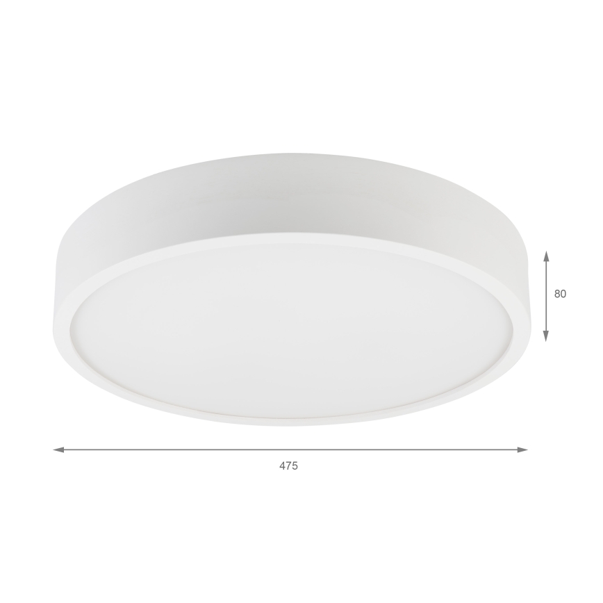 Потолочный светильник NATURAL 5xE27/15W/230V, диаметр 47,5 см, сосна/белый
