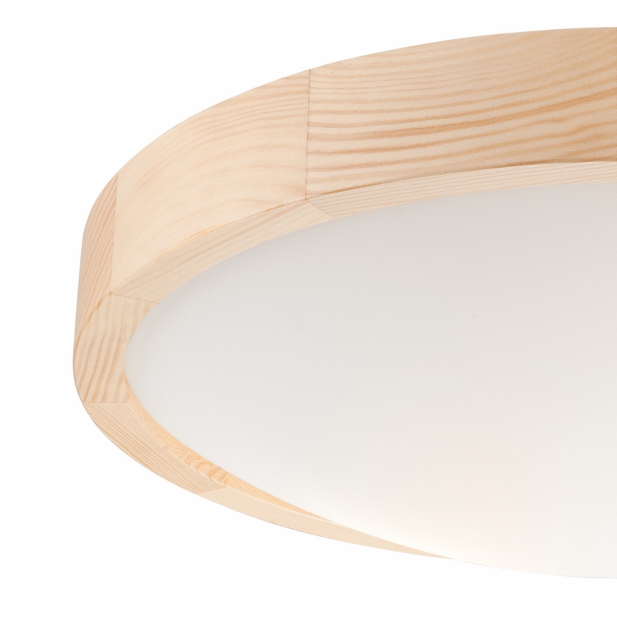 Потолочный светильник NATURAL SLIM 2xE27/60W/230V диаметр 37 см сосна
