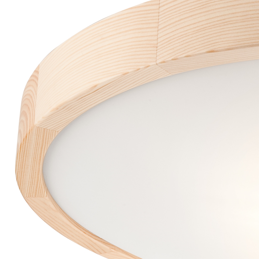 Потолочный светильник NATURAL SLIM 3xE27/60W/230V диаметр 47 см сосна