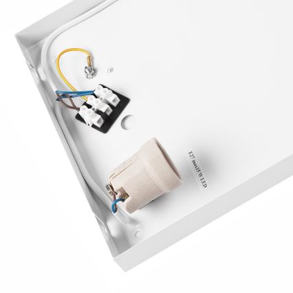 Потолочный светильник NATURAL SQUARE 2xE27/15W/230V 35x35 см сосна