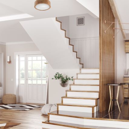 Потолочный светильник OAK 1xE27/60W/230V дуб, пр. 27,5 см