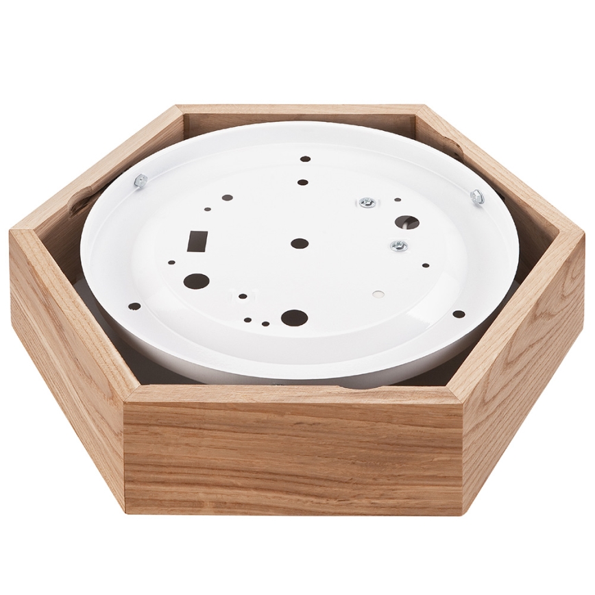 Потолочный светильник OAK HEX 1xE27/60W/230V ⌀ 32 см дуб