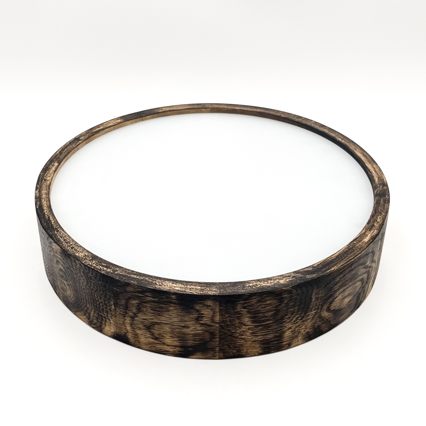 Потолочный светильник OAK SMOKY 2xE27/15W/230V Ø 37,5 см дуб/темно-коричневый