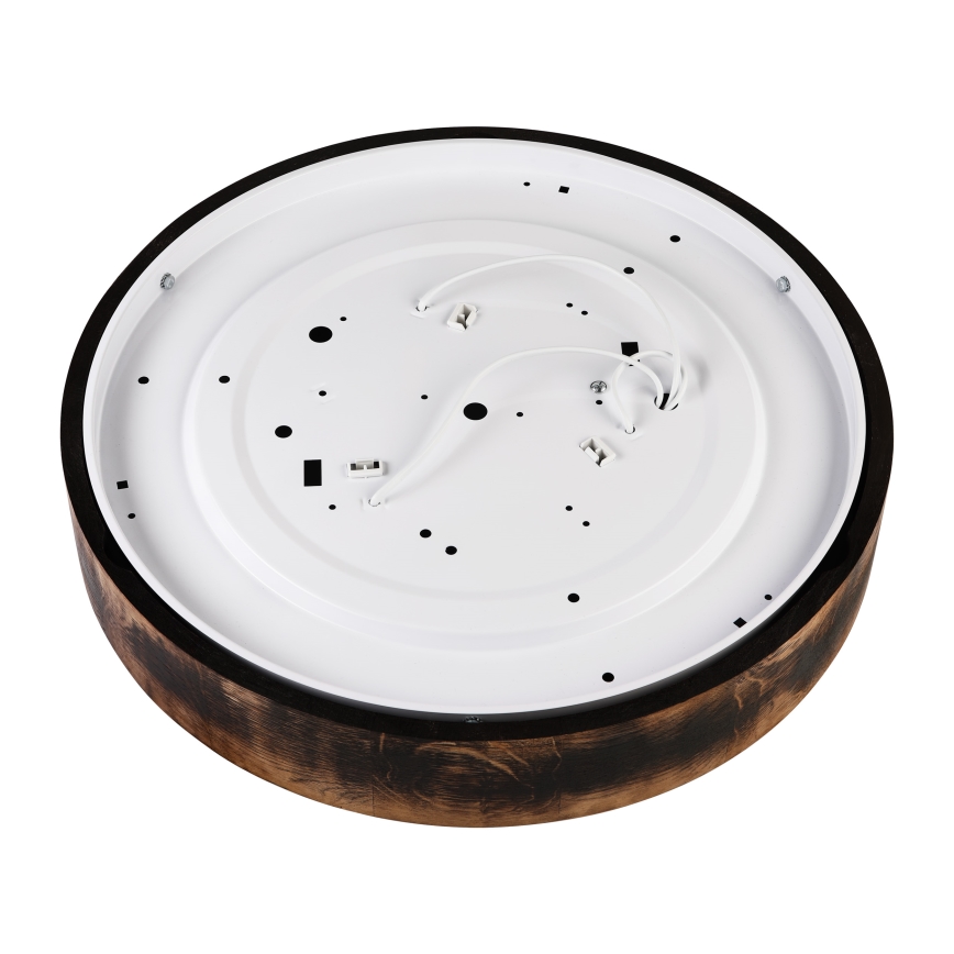 Потолочный светильник OAK SMOKY 3xE27/15W/230V Ø 47,5 см дуб/темно-коричневый