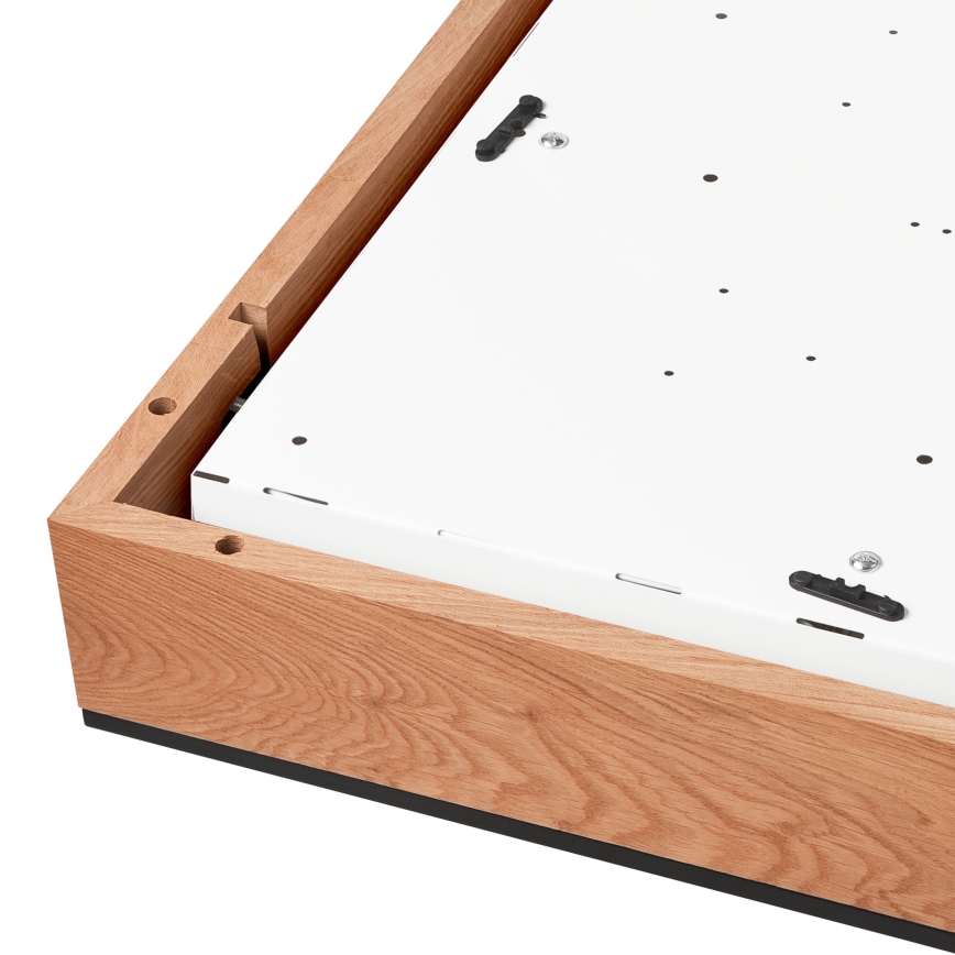 Потолочный светильник OAK SQUARE 4xE27/15W/230V 48x48 см дуб/черный