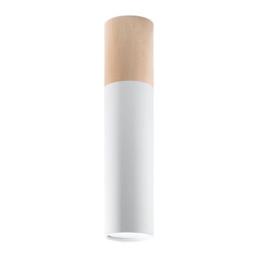 Потолочный светильник PABLO 1xGU10/40W/230V белый/бук