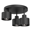 Потолочный светильник PARKLA 3xE27/15W/230V черный