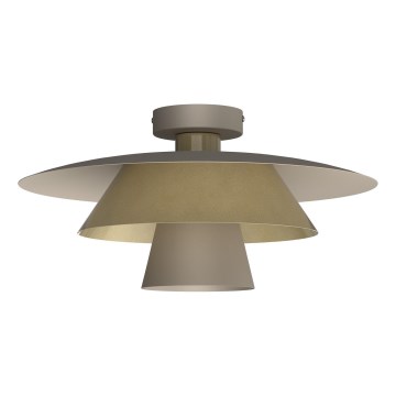 Потолочный светильник PLATO 1xE27/15W/230V диаметр 32 см бежевый/золотой