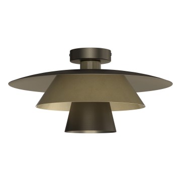Потолочный светильник PLATO 1xE27/15W/230V, диаметр 32 см, бронзовый