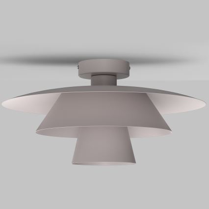 Потолочный светильник PLATO 1xE27/15W/230V, диаметр 32 см, кремовый