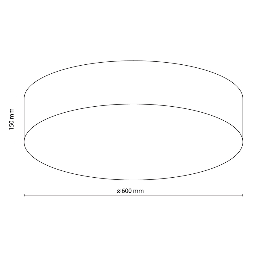 Потолочный светильник RONDO 4xE27/15W/230V