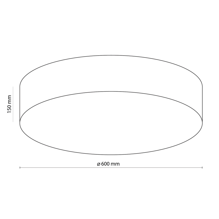 Потолочный светильник RONDO 4xE27/15W/230V