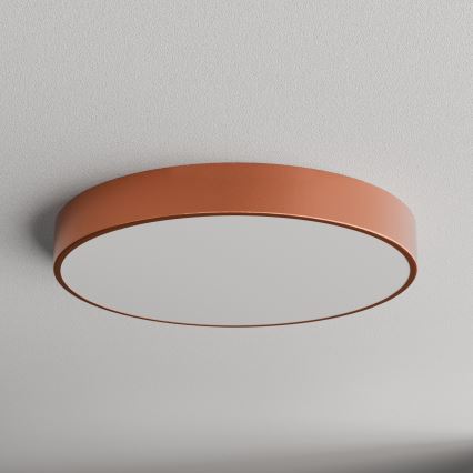 Потолочный светильник CLEO 5xE27/24W/230V с датчиком движения и сумерек, диаметр 60 см, медный