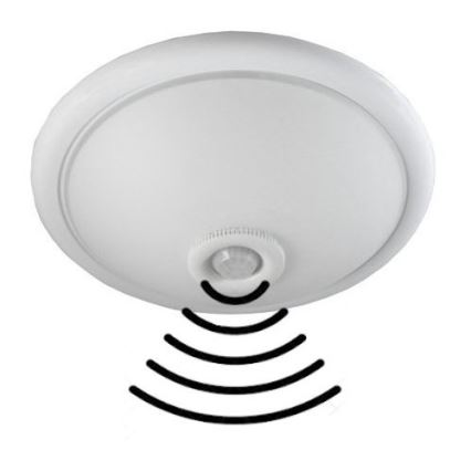 Потолочный светильник с датчиком PLAFON 2xE27/80W/230V