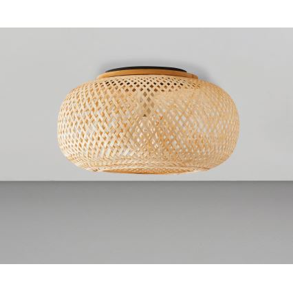 Потолочный светильник SALOMON 1xE27/10W/230V диаметр 40 см бамбук