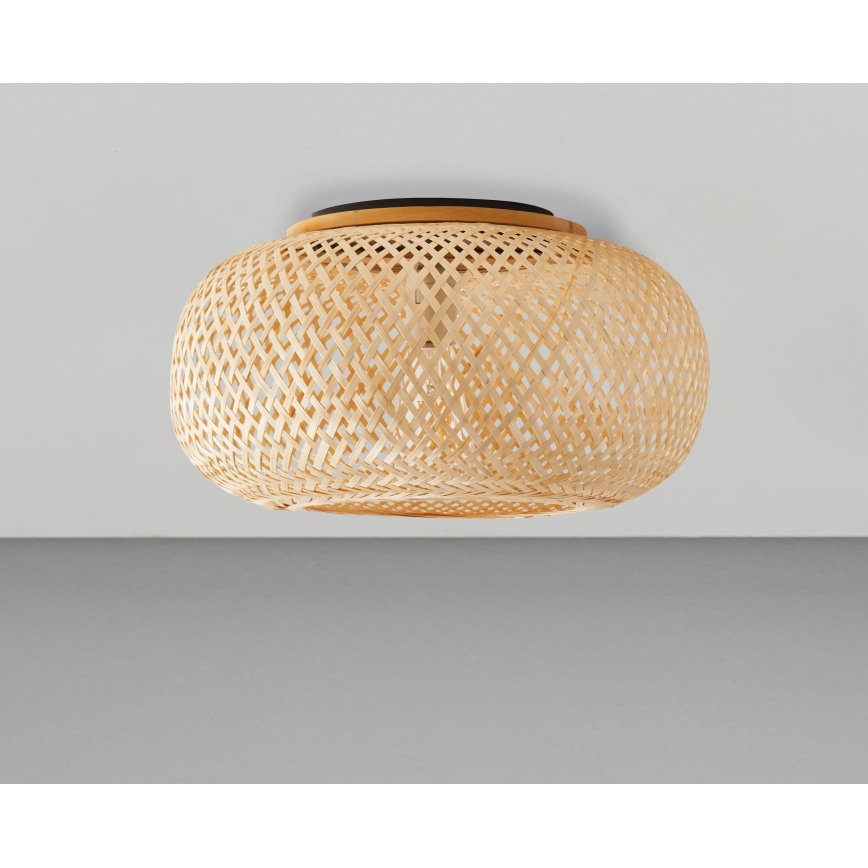Потолочный светильник SALOMON 1xE27/10W/230V диаметр 40 см бамбук