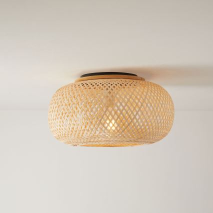 Потолочный светильник SALOMON 1xE27/10W/230V диаметр 40 см бамбук